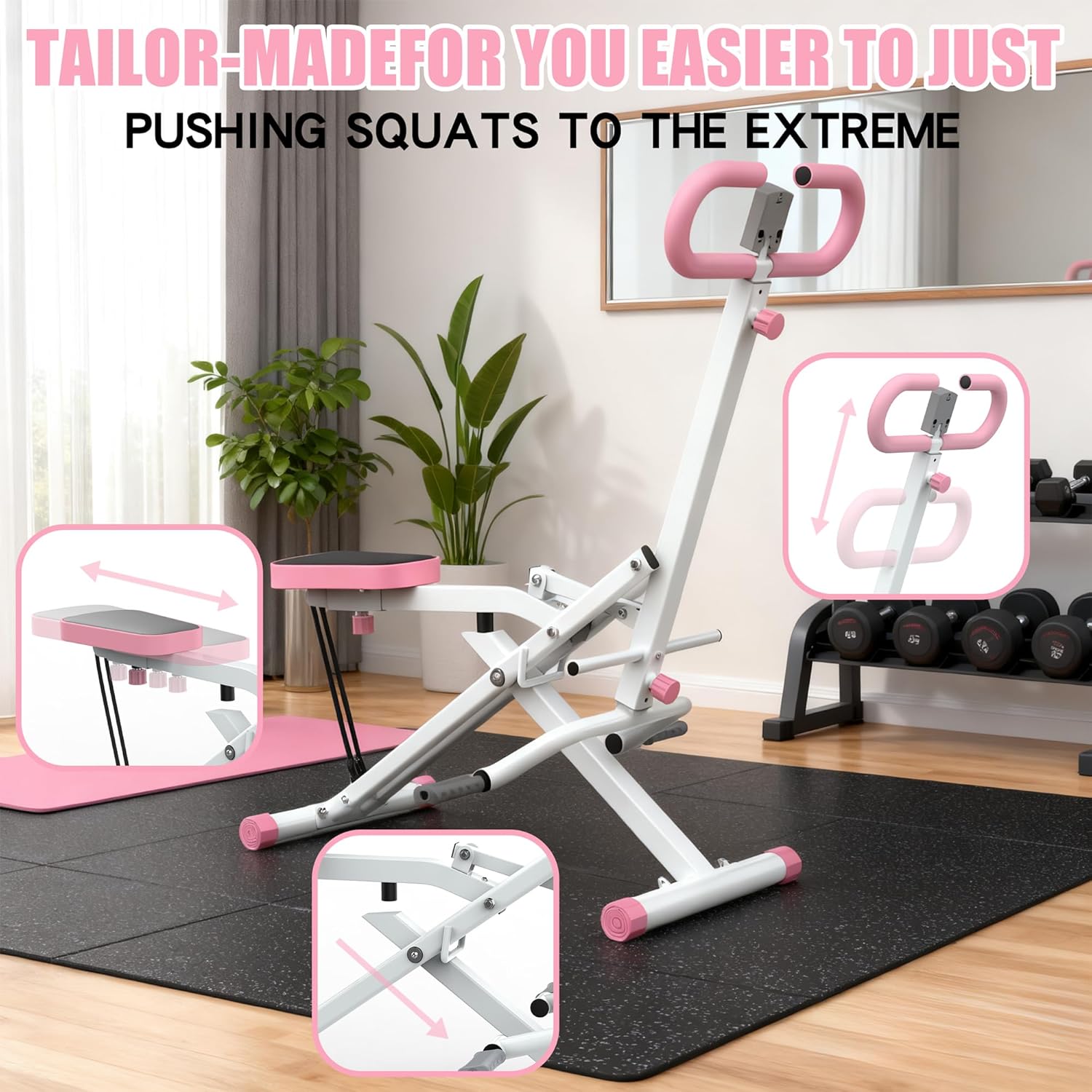 Foldable Squat Machine – Glute & Full Body Trainer