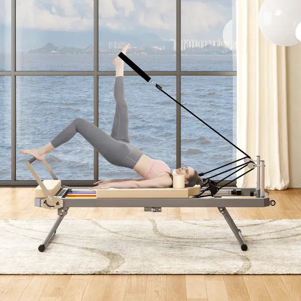 Foldable Pilates Reformer Machine