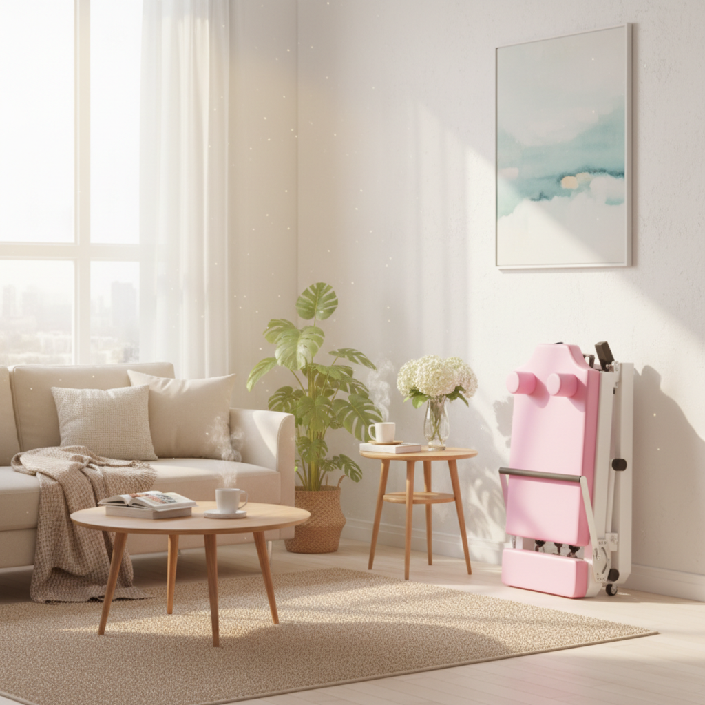 Foldable Pilates Reformer Machine – Home Gym Essential