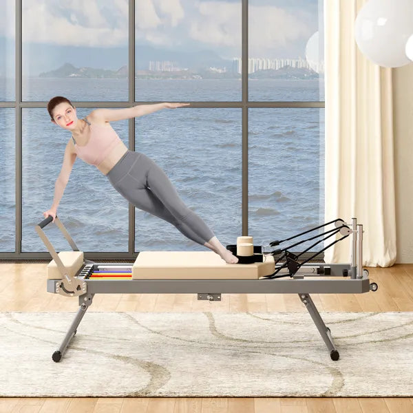 Foldable Pilates Reformer Machine