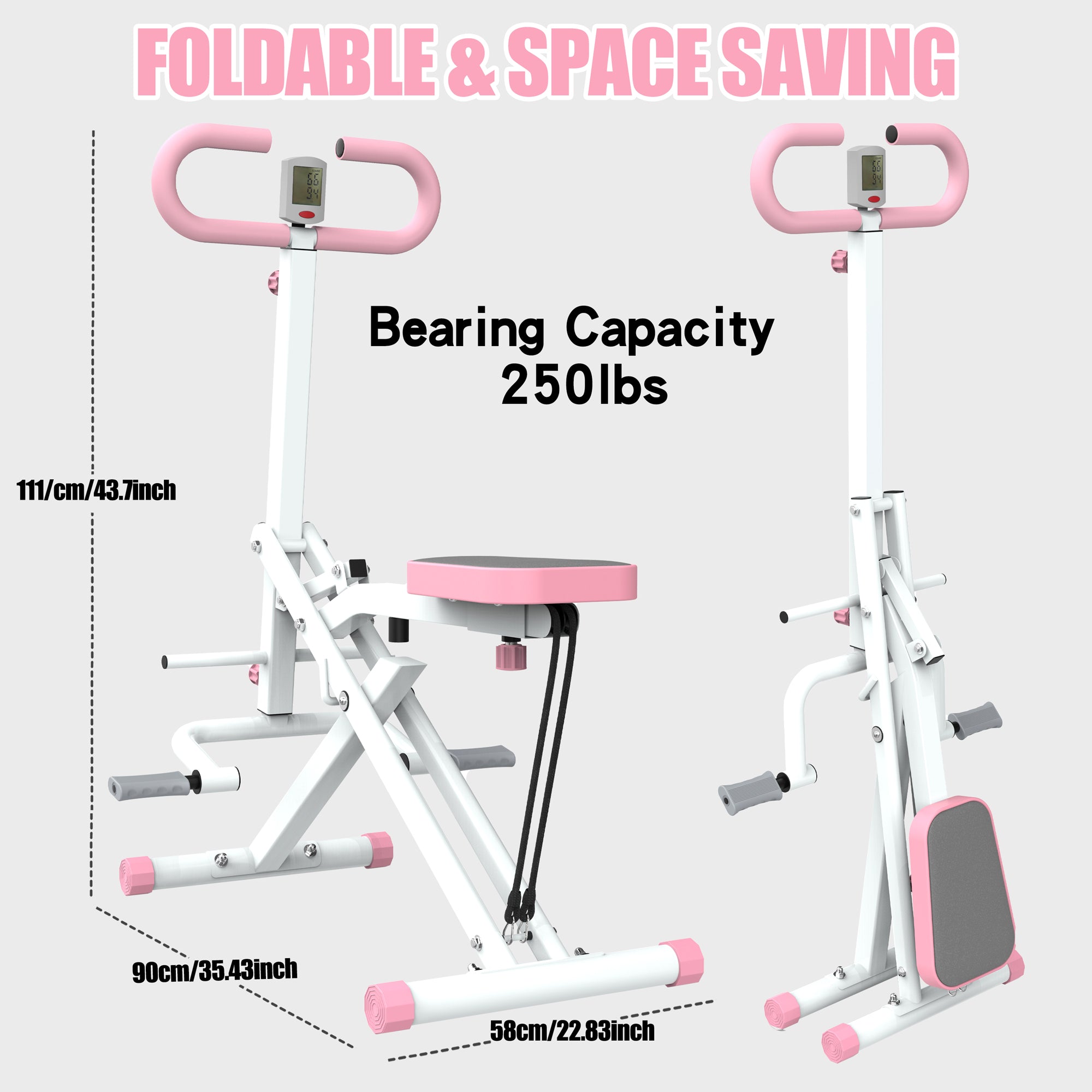Foldable Squat Machine – Glute & Full Body Trainer